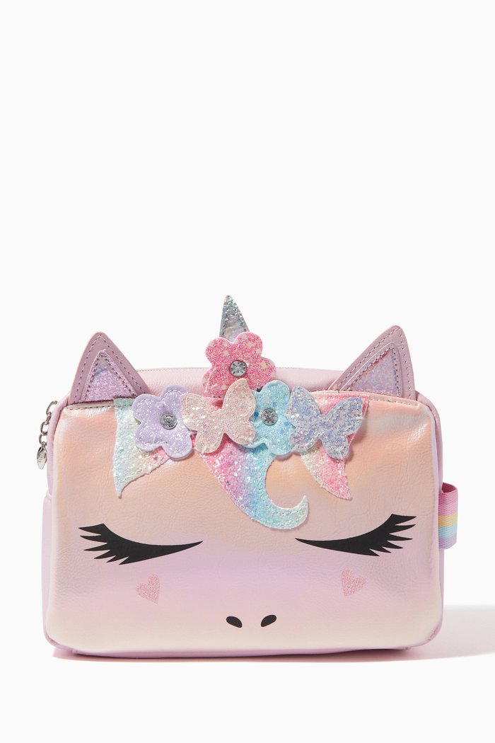 

Miss Gwen Flower Crown Pouch, Pink