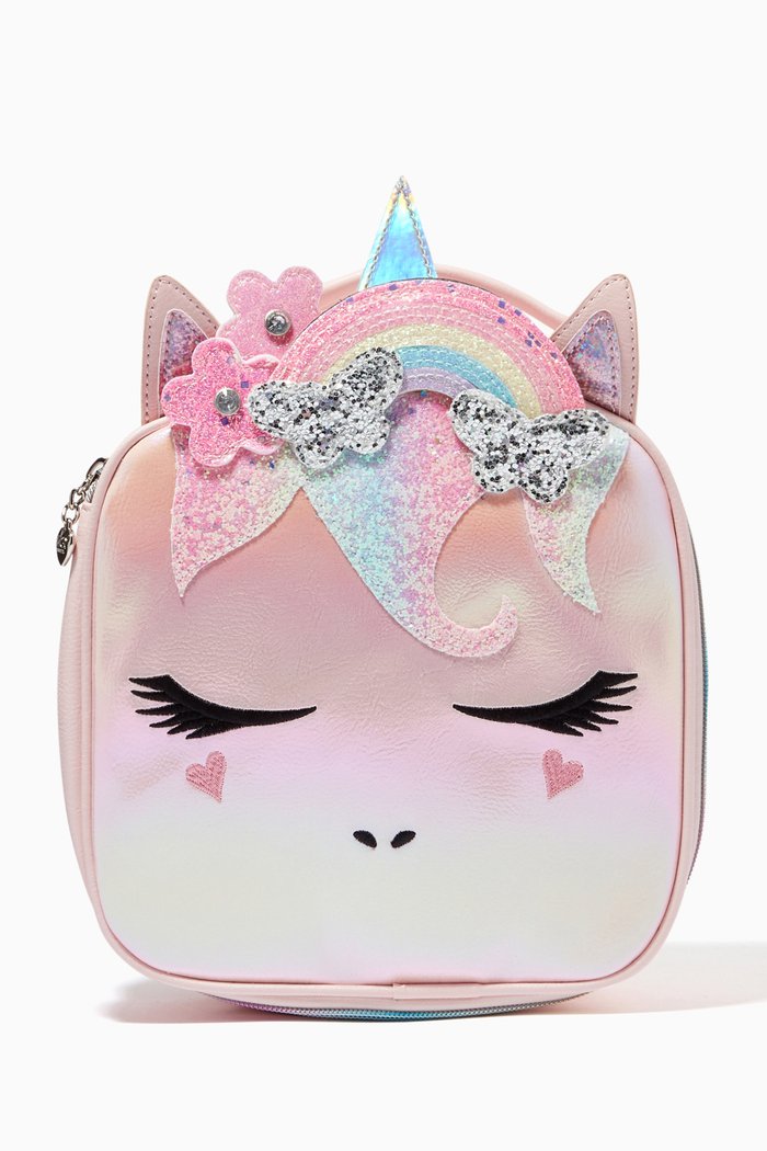 

Miss Gwen Rainbow Butterfly Crown Lunch Bag, Pink