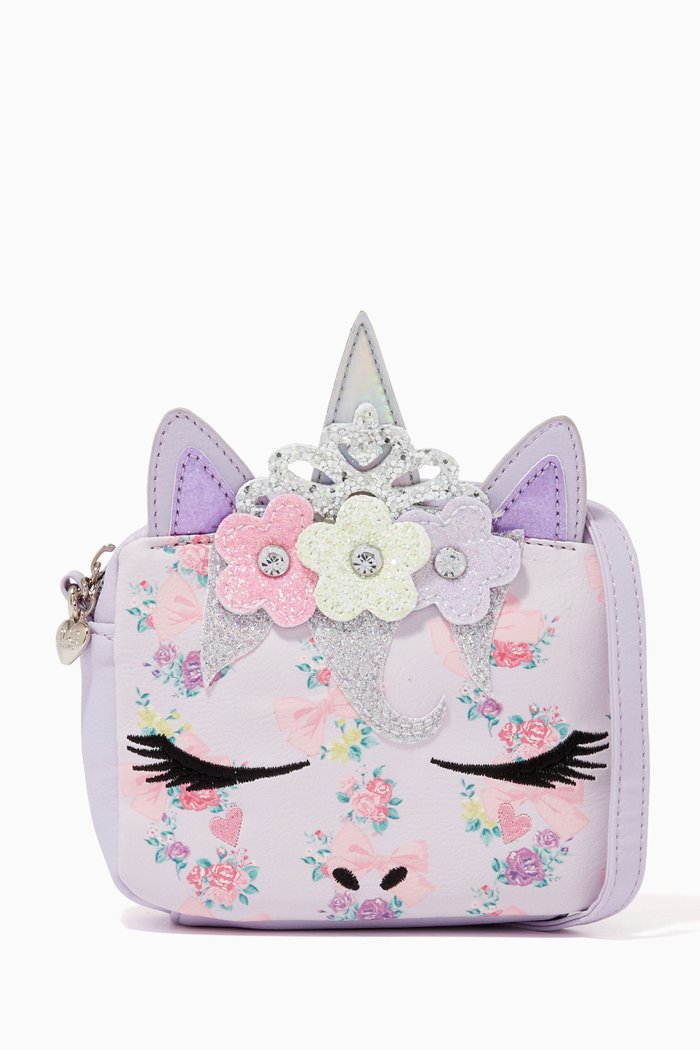 

Miss Gwen Ditzy Daze Gingham Crossbody, Purple
