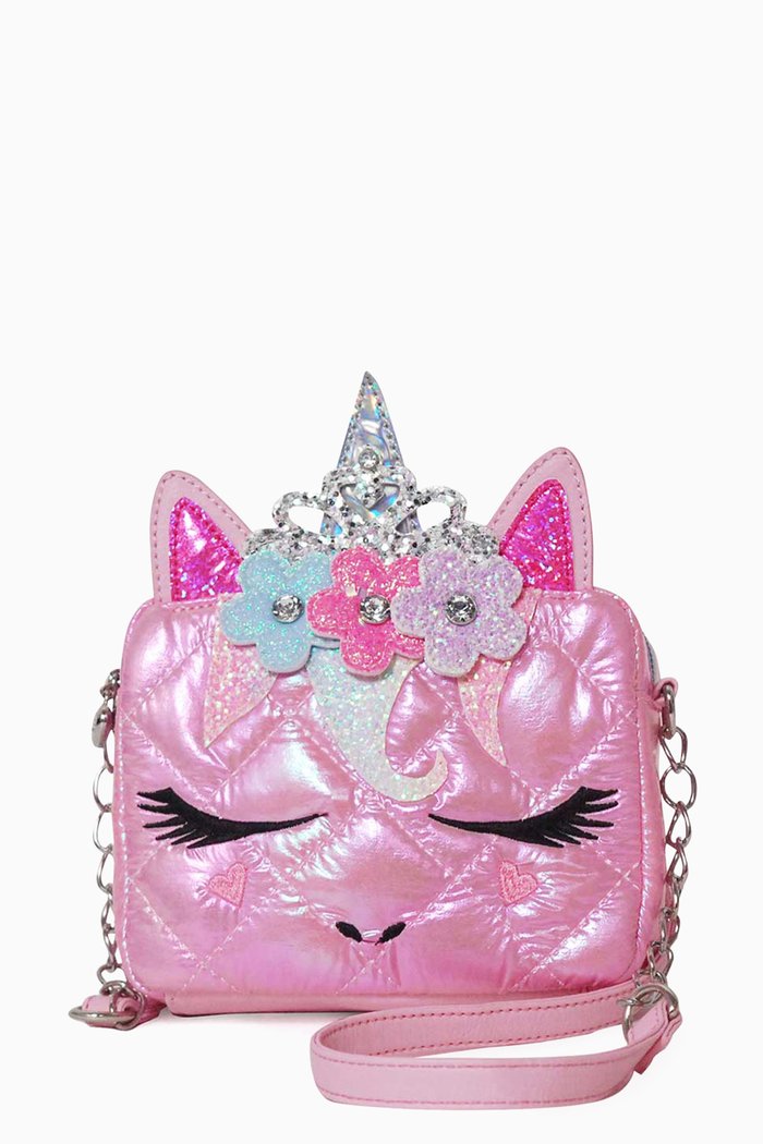 

Miss Gwen Flower Crown Puffer Crossbody, Pink