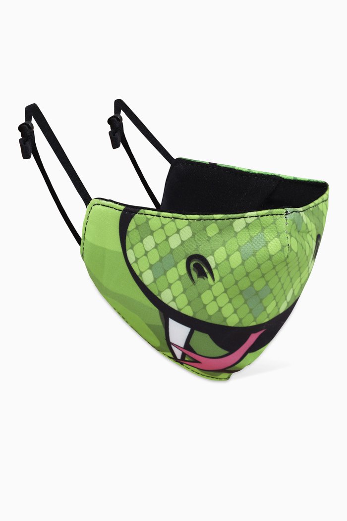 

Snake Face Green Face Mask