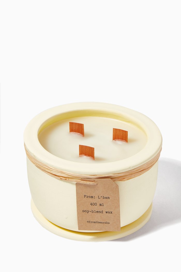 

L'ban Scented Candle, 400ml, Yellow