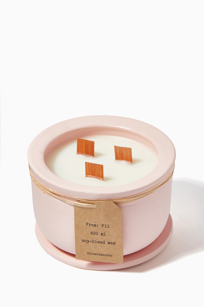

Fil Scented Candle, 400ml, Pink