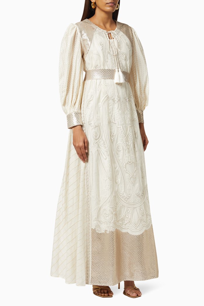 

Muriel Dress in Silk, White