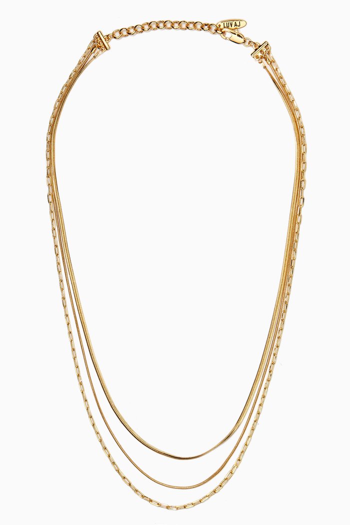

Chandon Multi-chain Necklace in 18kt Gold Plating