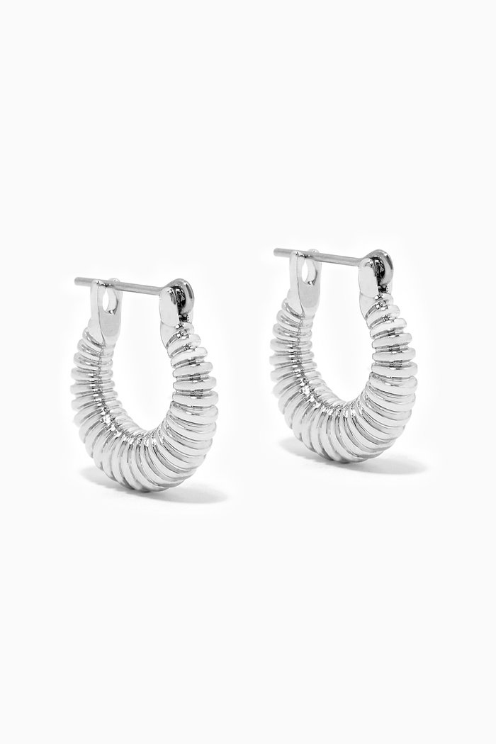 

Martina Mini Hoops in Silver-plated Brass