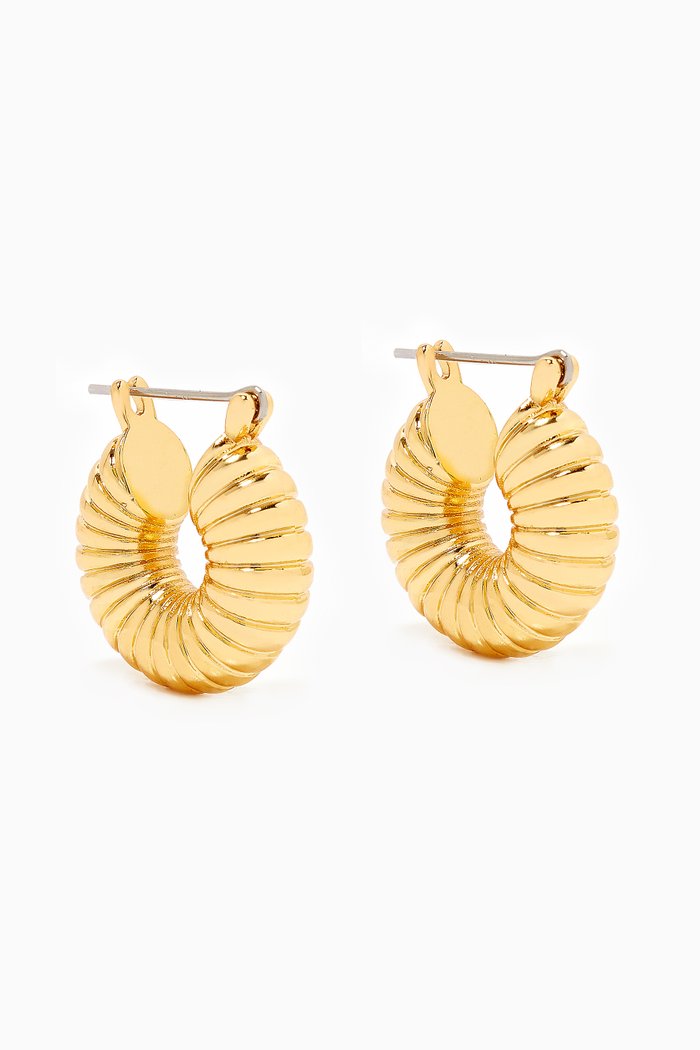 

Martina Mini Hoops in Gold-plated Brass