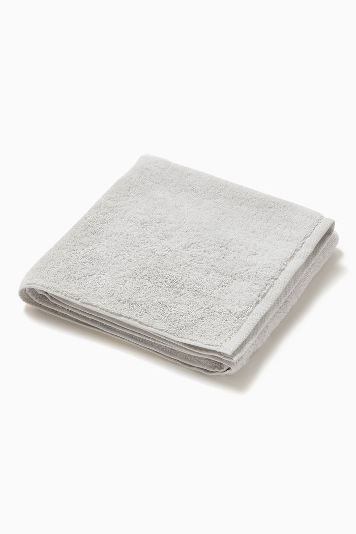Hand Towel in Organic Cotton, Grey