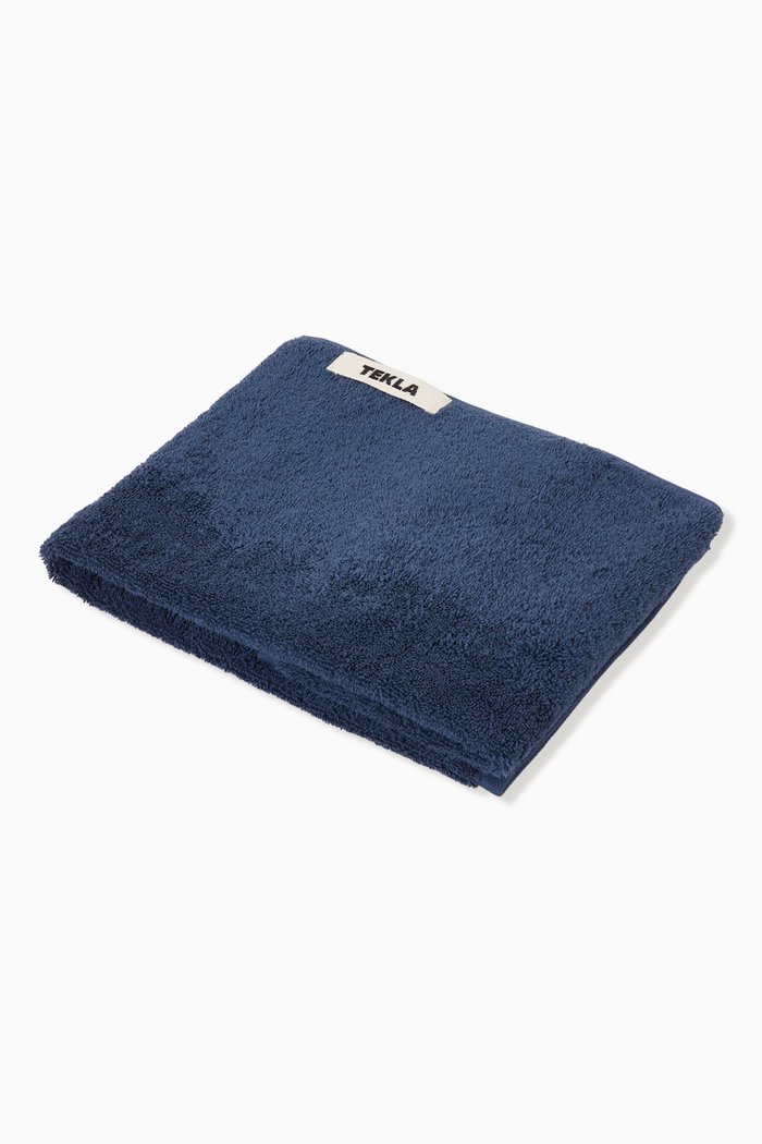 

Hand Towel in Organic Cotton, Blue