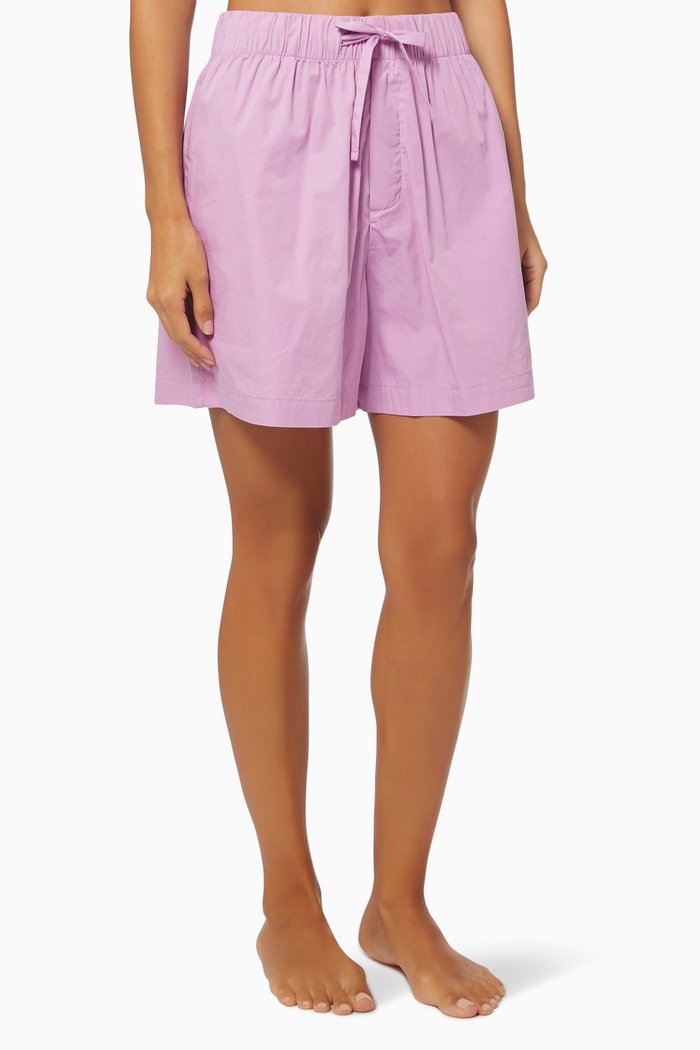 

Poplin Pyjamas Short in Organic Cotton, Pink