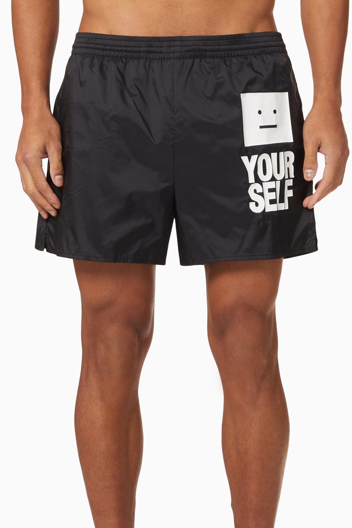 Wigel Shorts in Nylon, Black