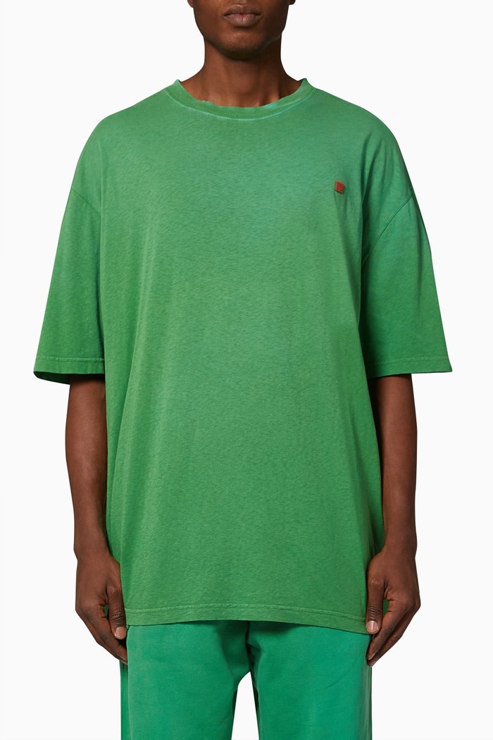 

Crew Neck T-Shirt in Organic Cotton, Green