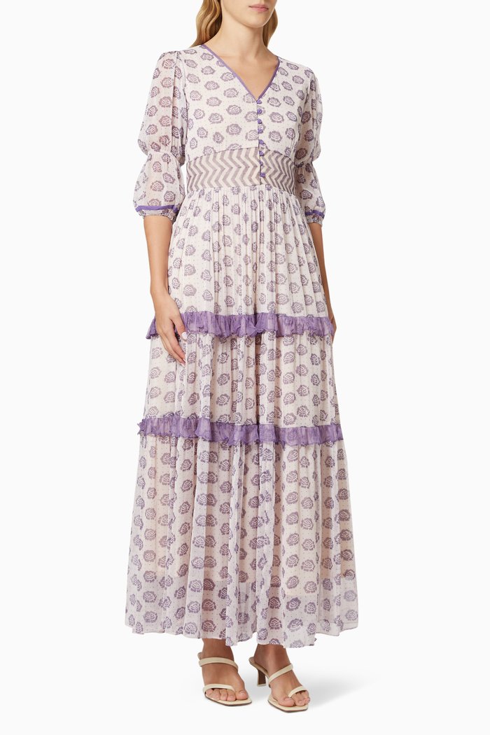 

3 Tiered Dress, Purple