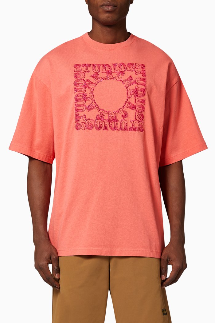 

Crew Neck T-shirt in Organic Cotton, Pink