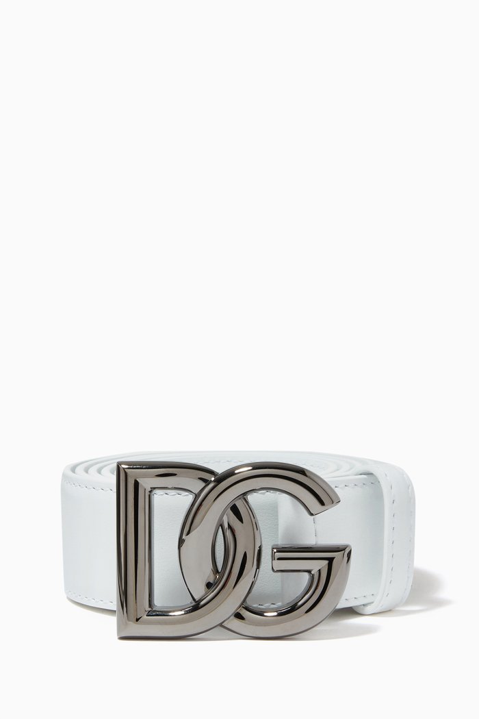 Crossover DG Belt in Leather, 35mm, White