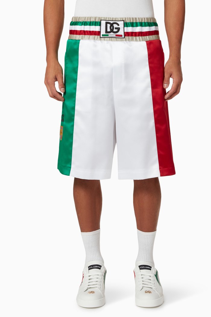 

Satin Long Shorts, Multicolour