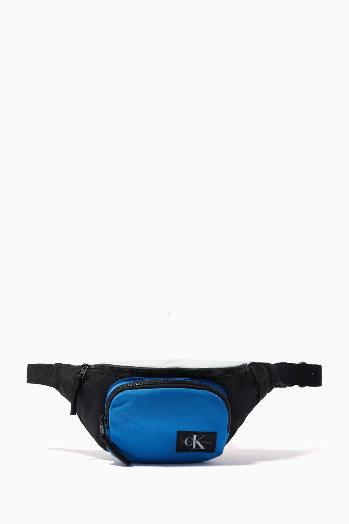 Waist Pack in Canvas, Blue