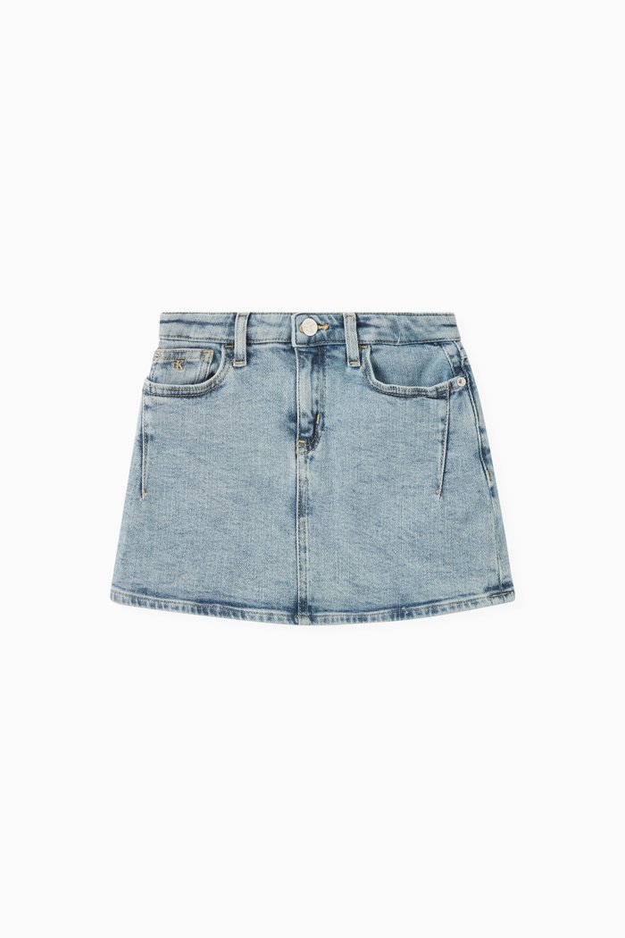 

A-line Skirt in Denim, Blue