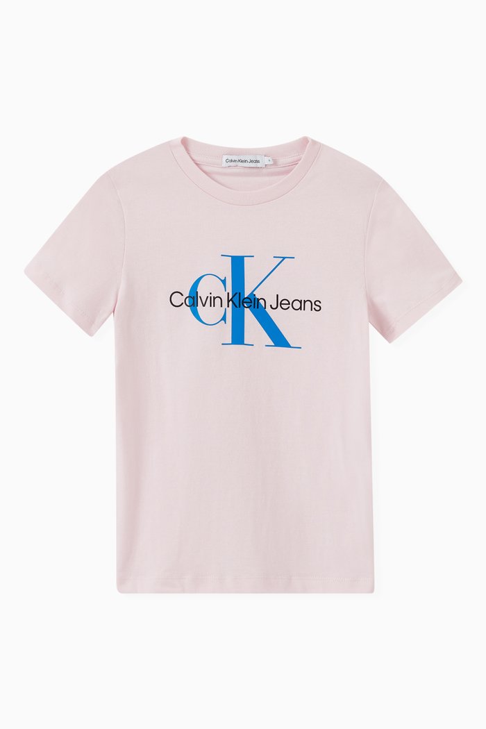 

Logo T-shirt in Organic Cotton Jersey, Pink