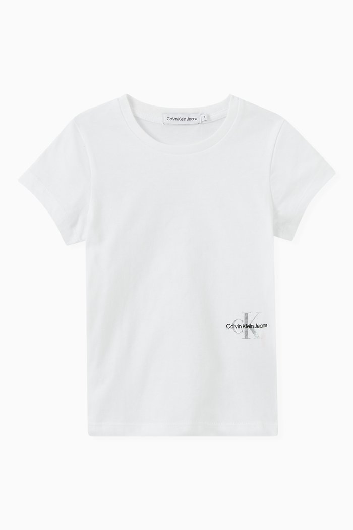 

Slim T-shirt in Organic Cotton, White