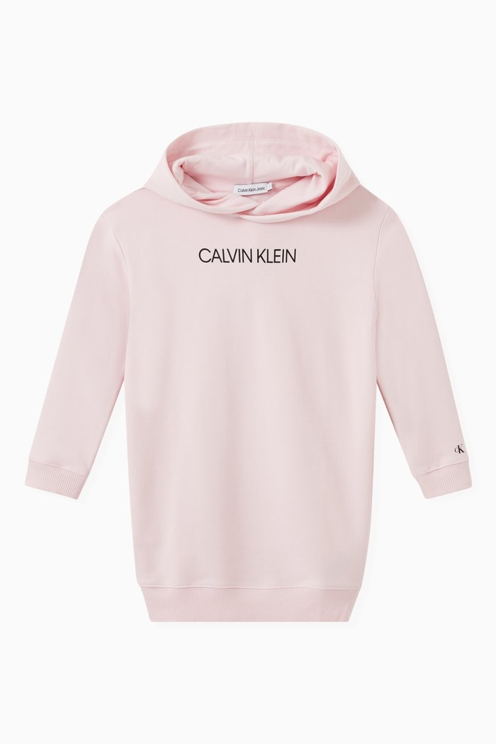 

Sweatshirt Dress in Cotton Terry, Pink