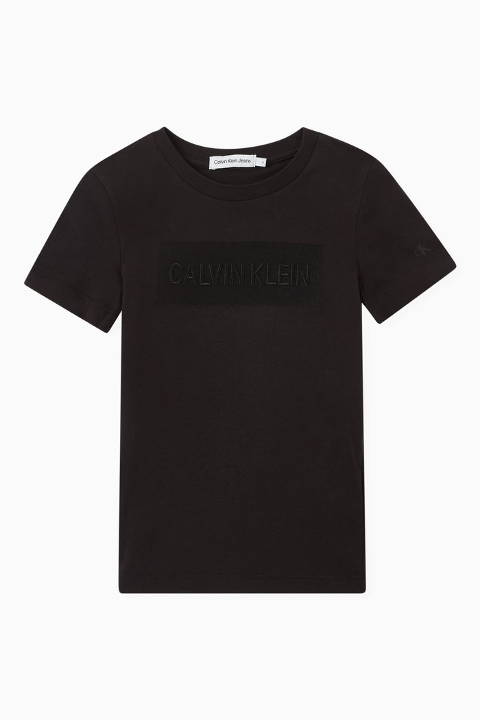 

Logo T-shirt in Cotton Jersey, Black