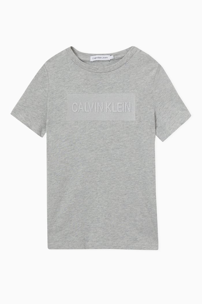 

Logo T-shirt in Cotton Jersey, Grey