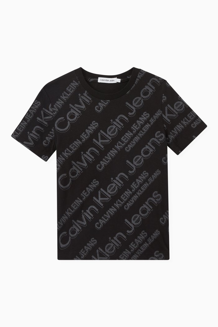 

Logo T-shirt in Organic Cotton, Black