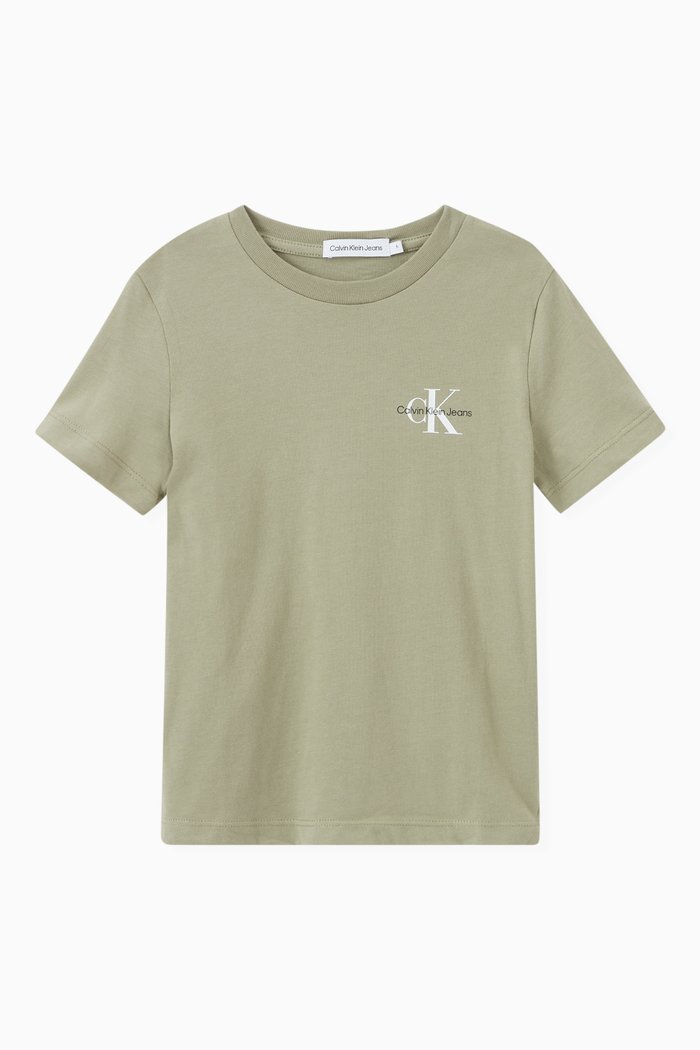

Logo T-shirt in Organic Cotton, Green