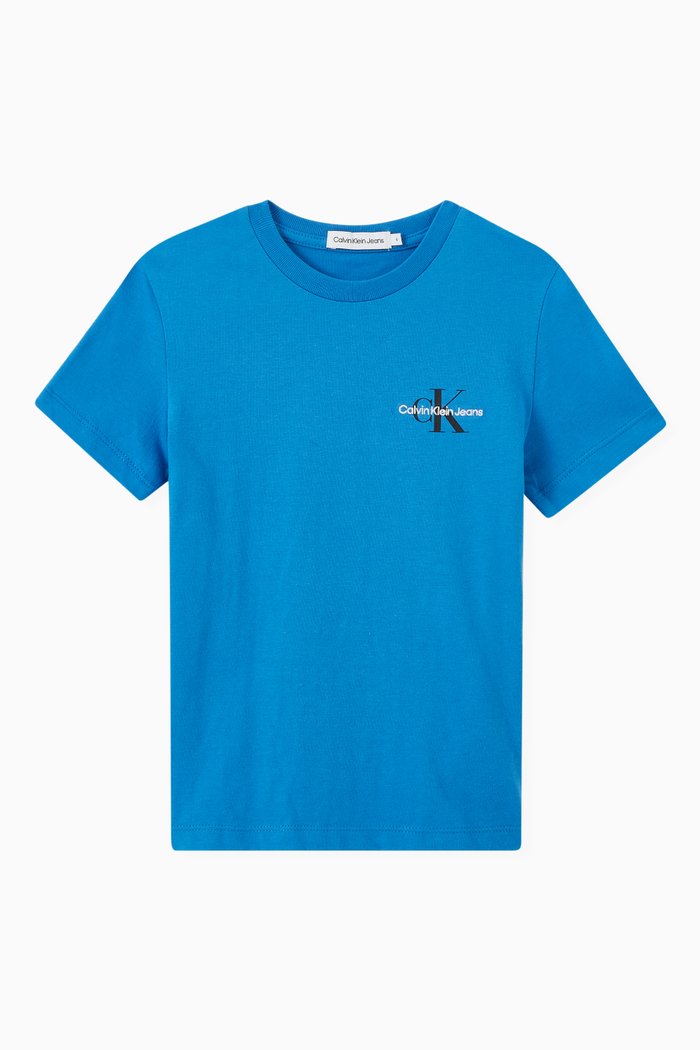 

Logo T-shirt in Organic Cotton, Blue