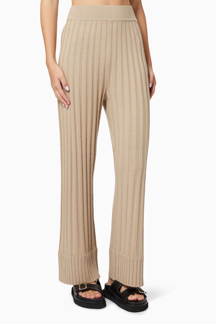 Willa Loungewear Pants in Cashmere, Neutral