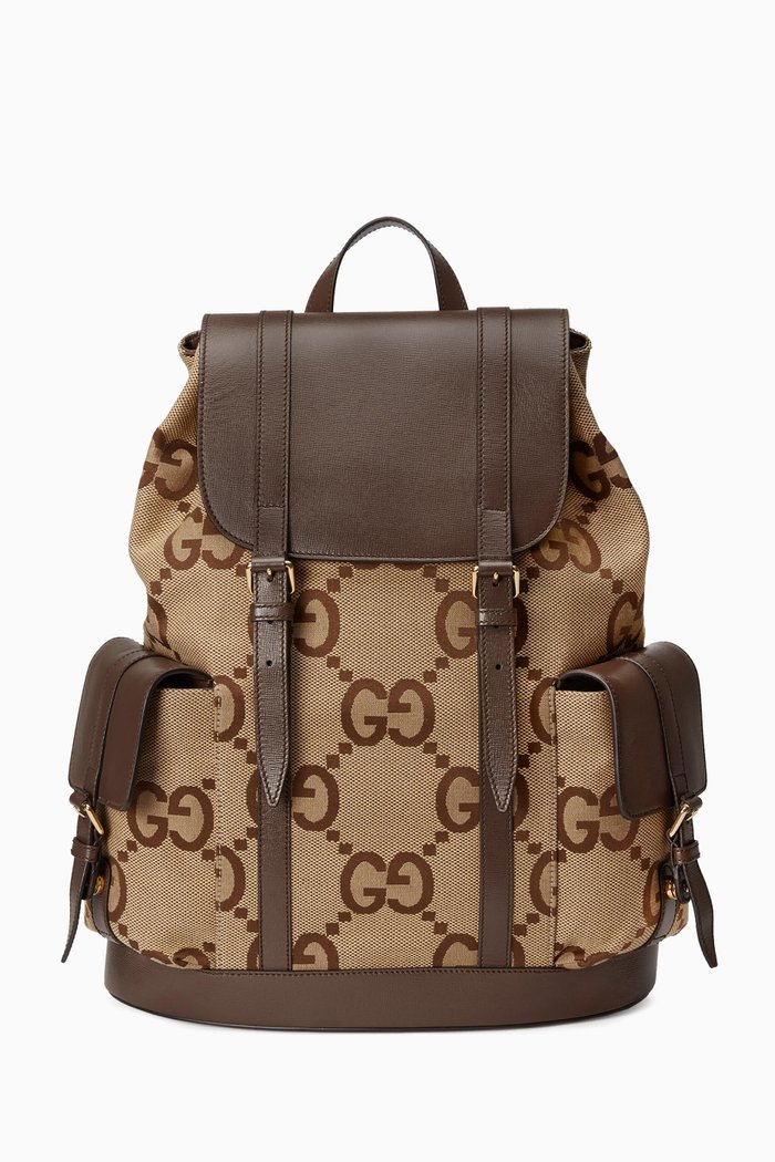 

Backpack in Jumbo GG Canvas, Neutral