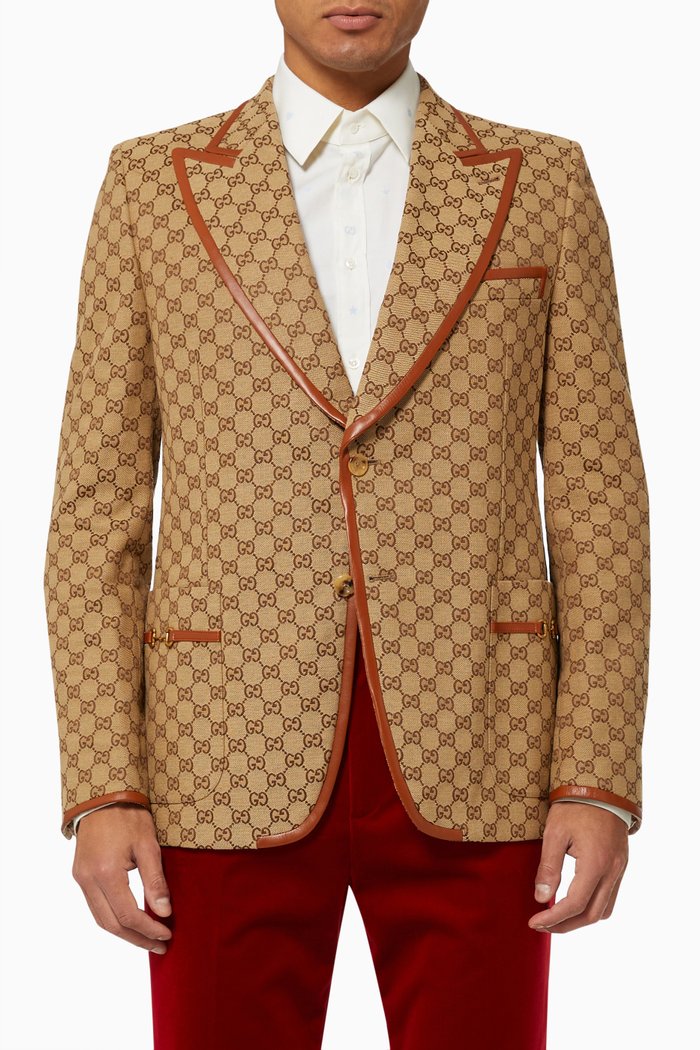 

Blazer in GG Canvas, Neutral