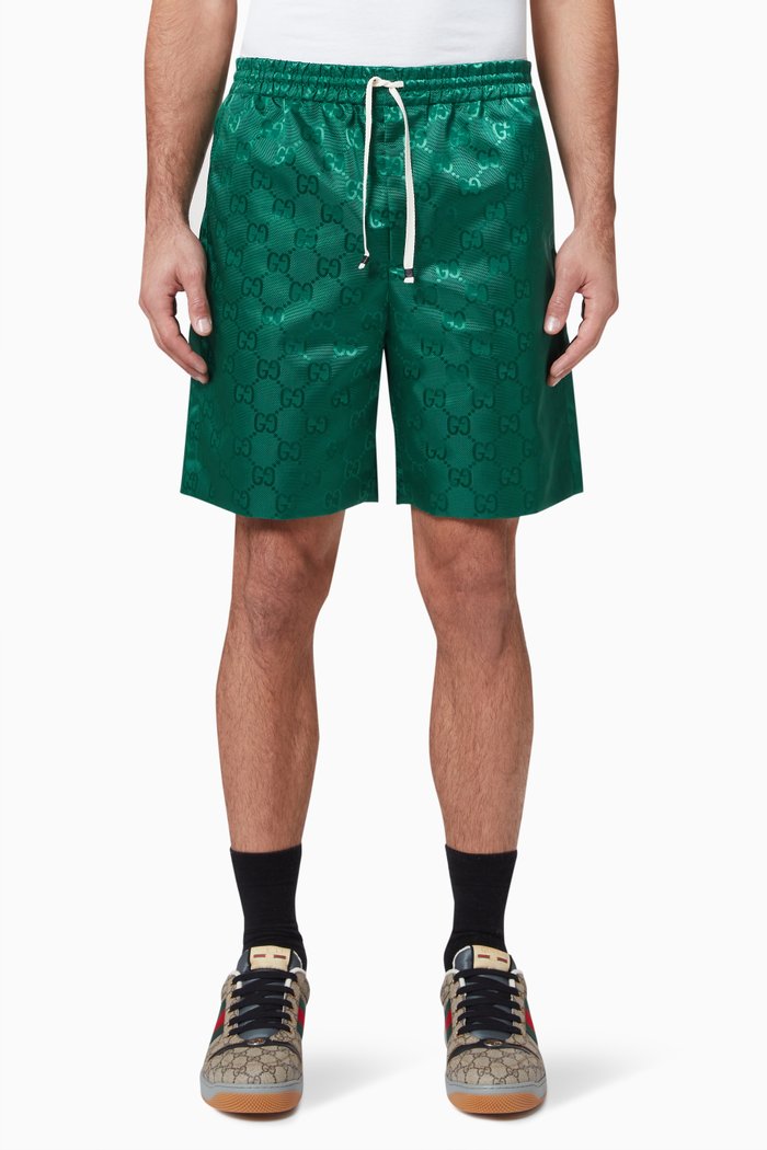 

Shorts in GG Canvas Nylon, Green