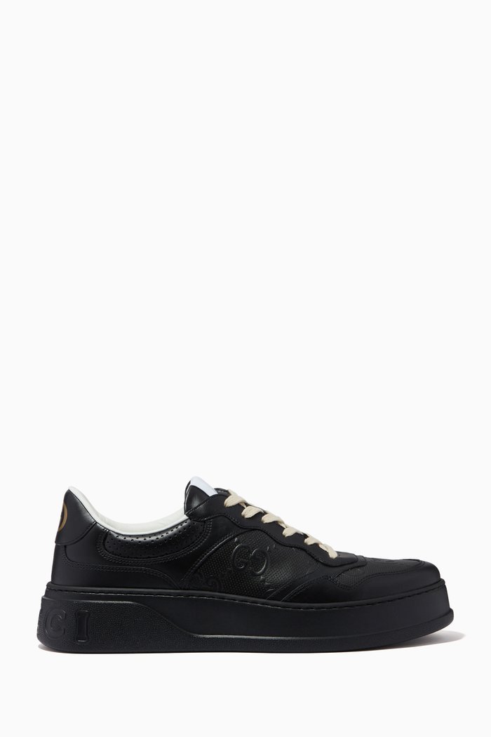 

Sneakers in GG Embossed Leather, Black