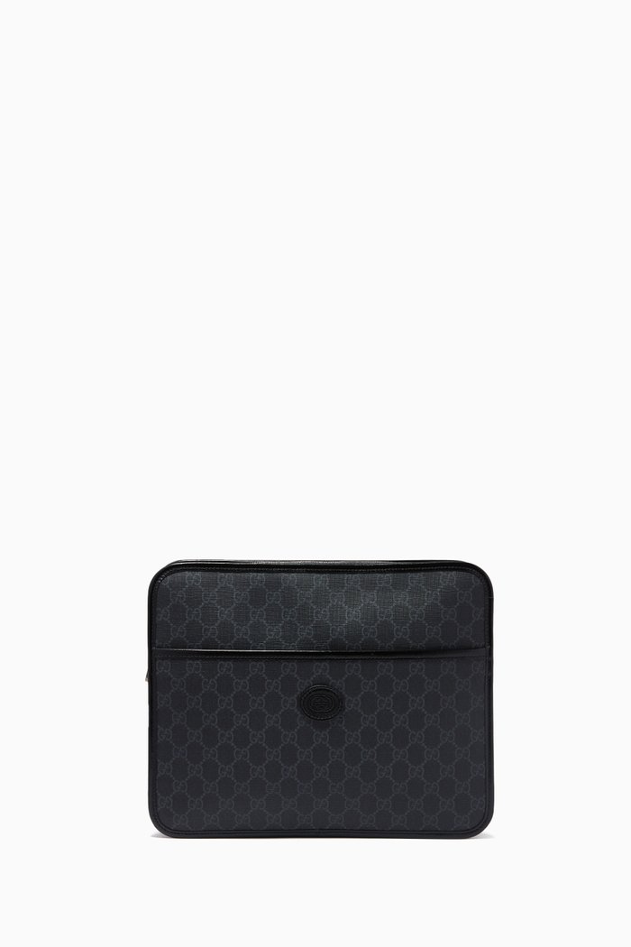 

Pouch in GG Supreme Canvas, Black