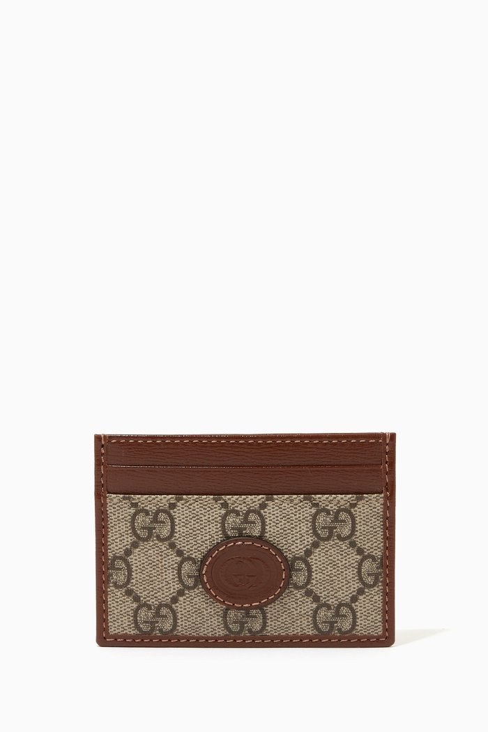 

Card Case in GG Supreme Canvas, Neutral