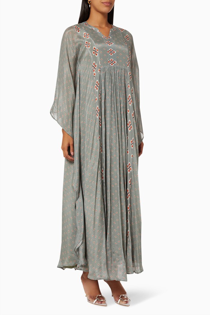 

Motif Kaftan in Chiffon, Grey