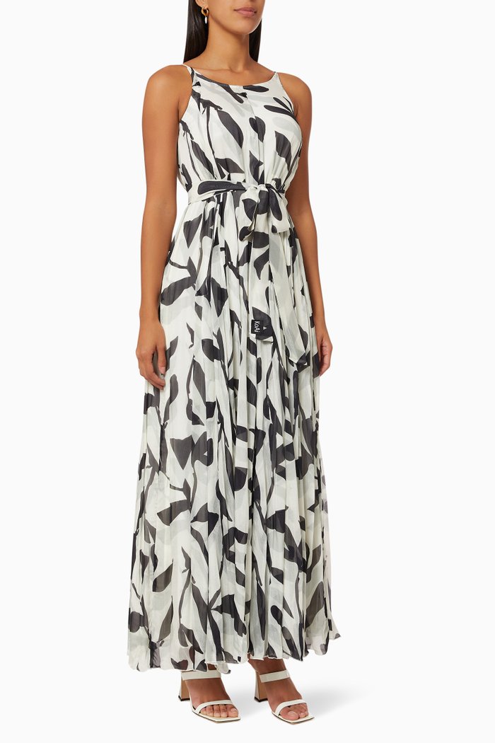 

Floral Dress in Chiffon, Neutral