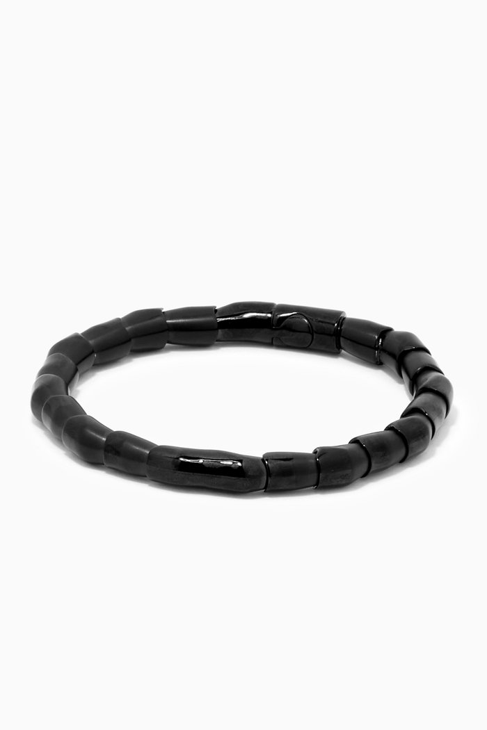 

Bracelet in Stainless Steel, Black