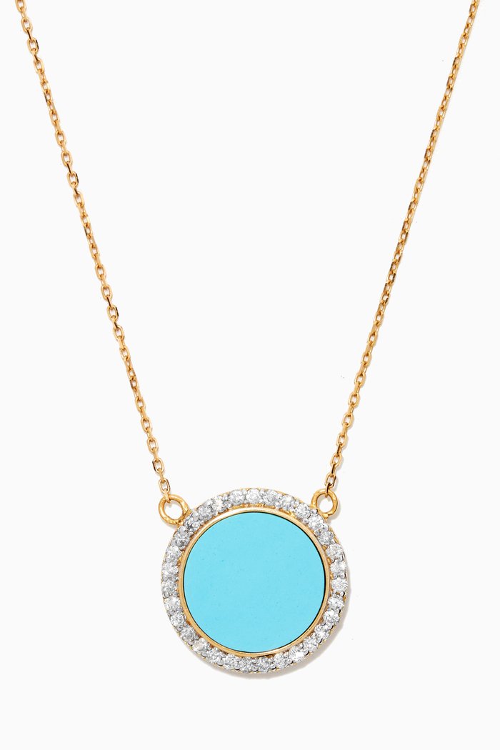 

Elina Diamond Pendant Necklace in 18kt Yellow Gold