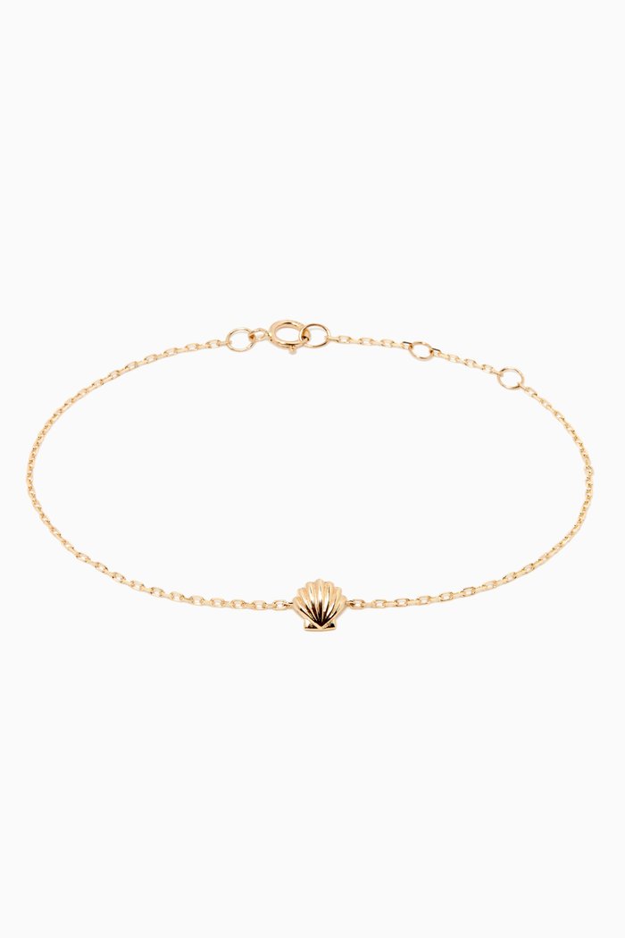 

Shell Bracelet in 10kt Yellow Gold