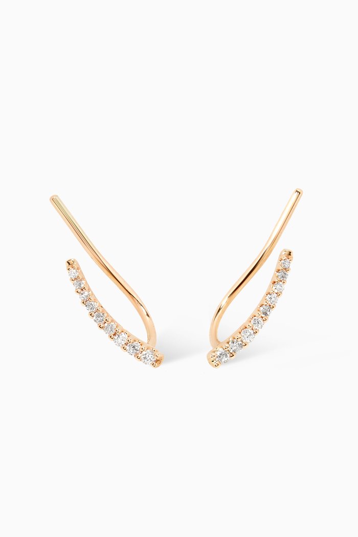 

Mini Diamond Climbers in in 10kt Yellow Gold