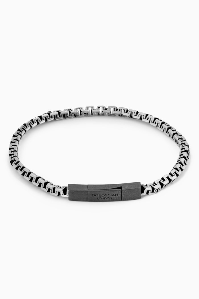 

Large Hellenica Bracelet in Rhodium-Plated Sterling Silver