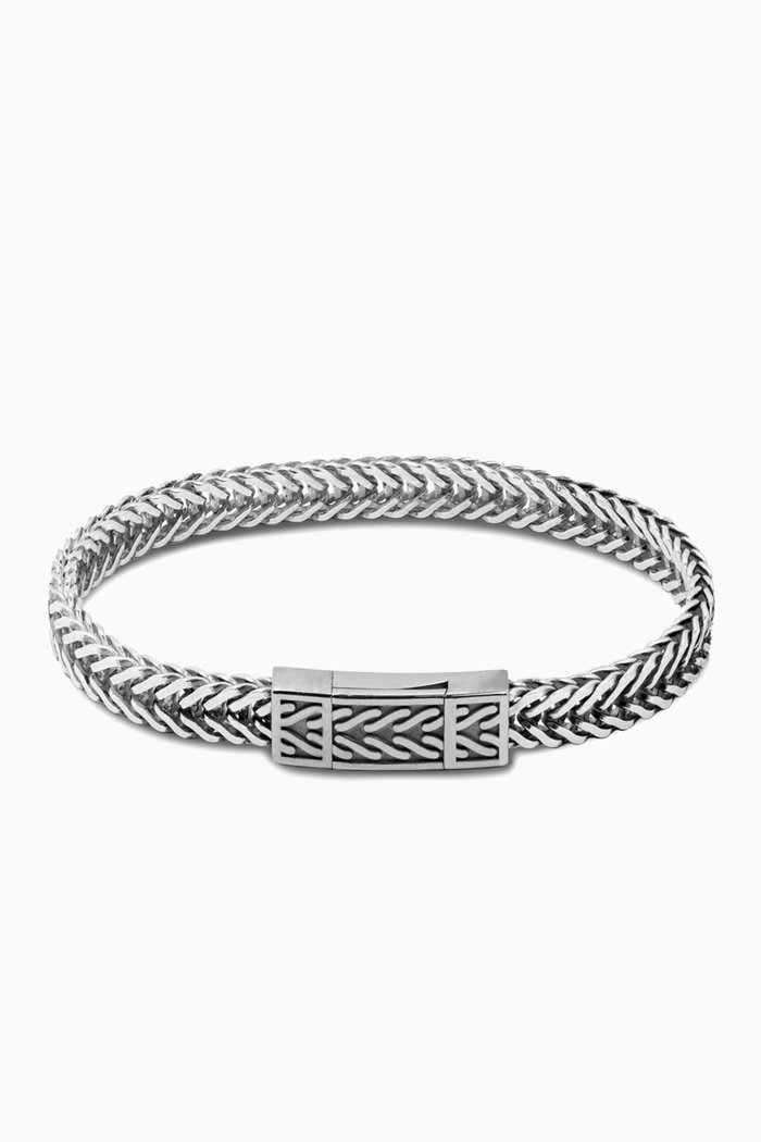 

Large Coda Di Volpe Bracelet in Oxidised Sterling Silver