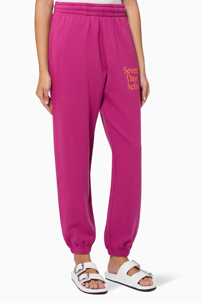

Monday Sweatpants in Organic Cotton, Purple