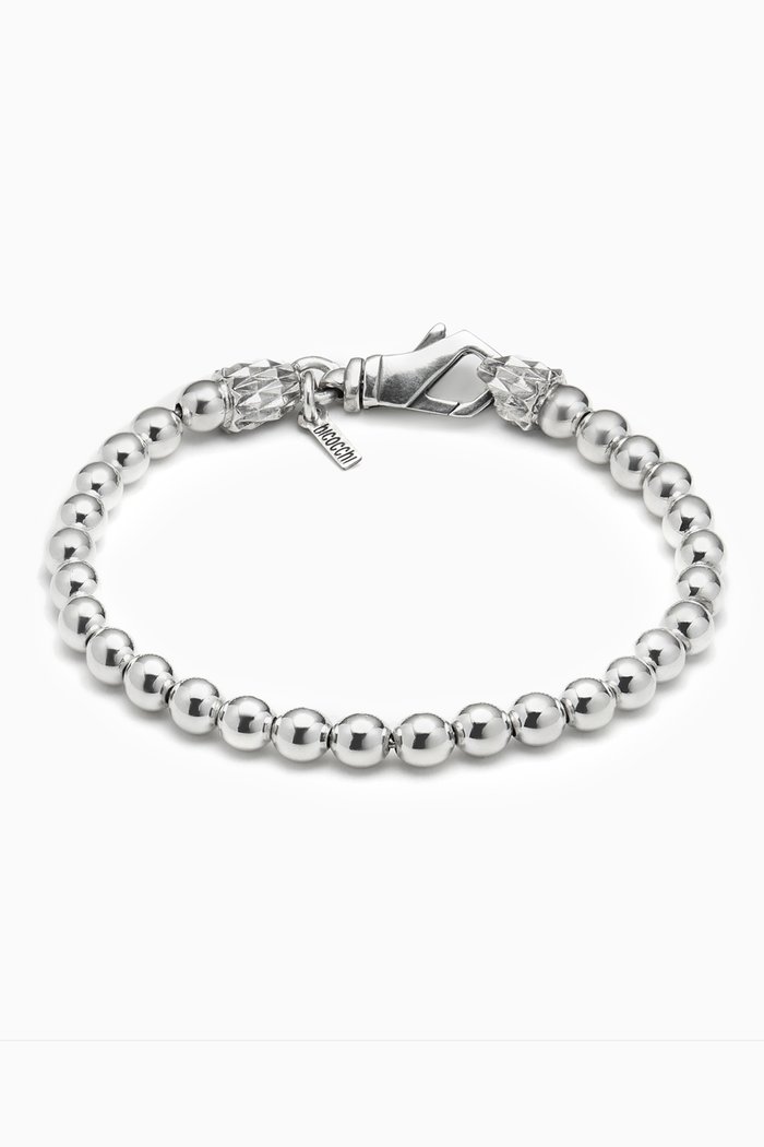 

Beaded Chain Bracelet in Sterling Silver