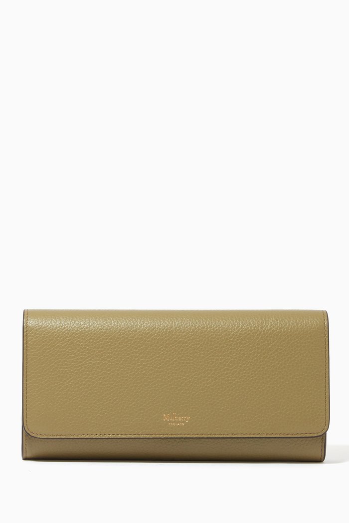 

Continental Wallet in Small Classic Grain Leather, Brown
