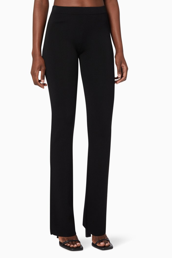 Rivoli Pants in Jersey Knit, Black