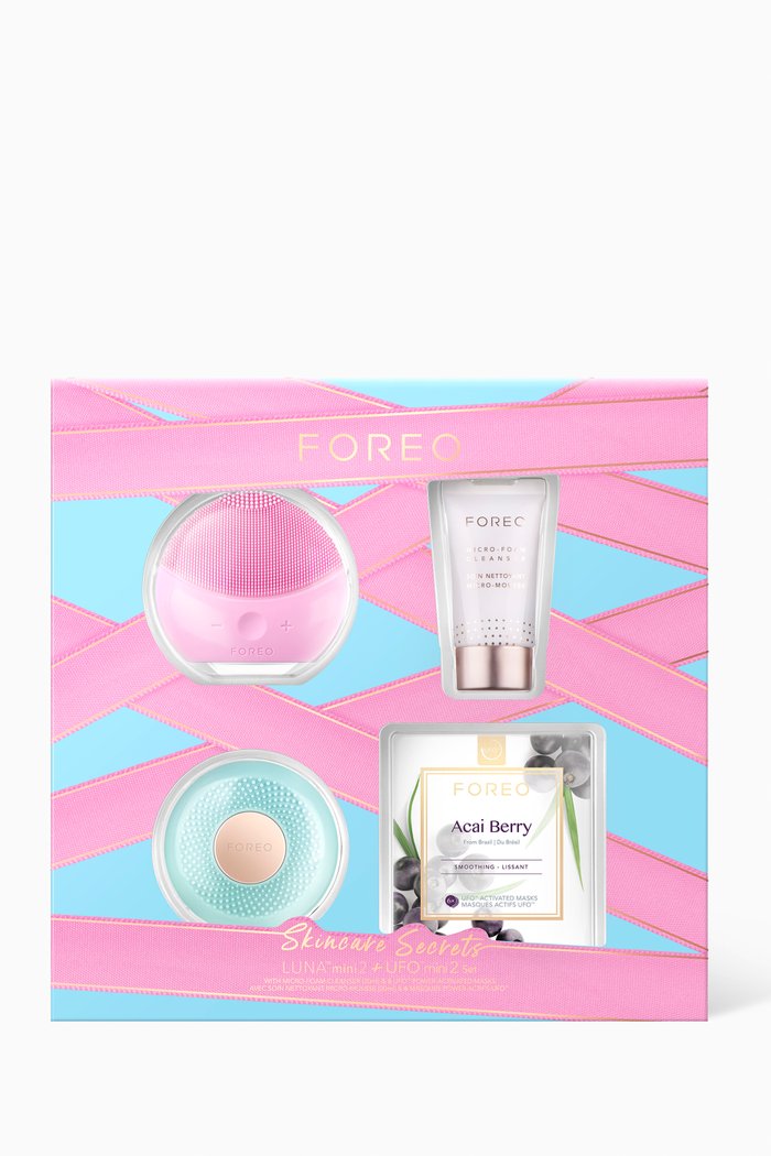 

LUNA mini 2 + UFO mini 2 + Micro-Foam Cleanser 20ml + 6 UFO Power Activated Masks, Multicolour